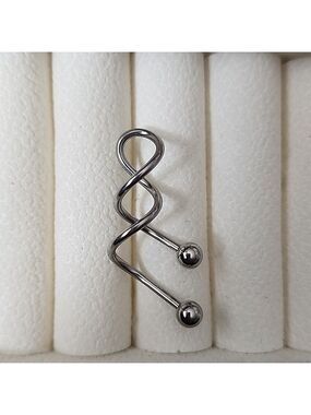 Belly BUTTON RING  Surgical STEEL 14G